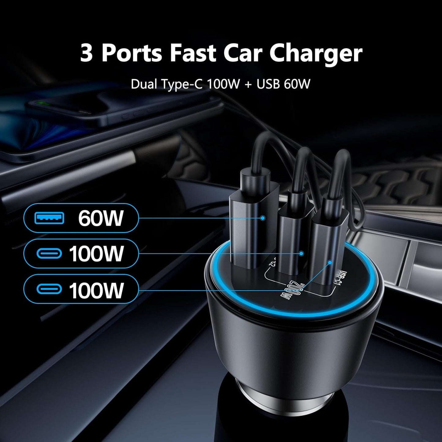 USB C Car Charger