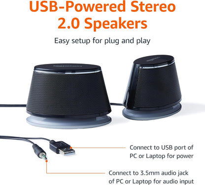 Basics Stereo 2.0 Speakers
