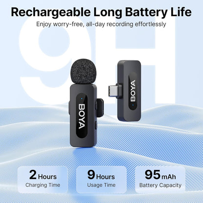 BOYA BY-V10 Wireless Microphones